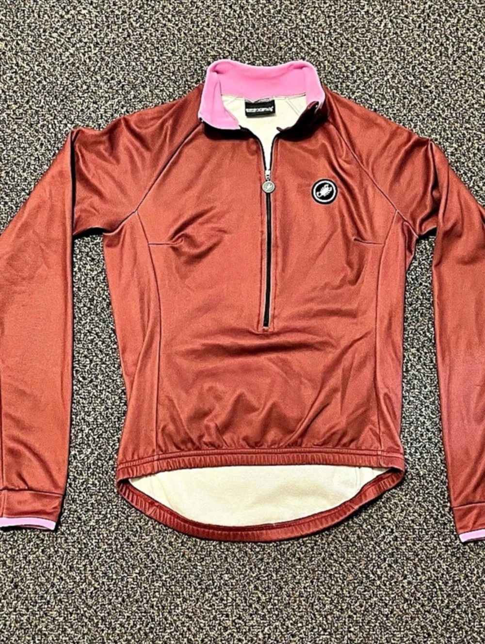 Castelli Cycling Jersey Red & Pink Size Small